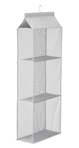 パール金属収納ラックバッグ吊り下げ3段クローゼット衣類N-7939(3)