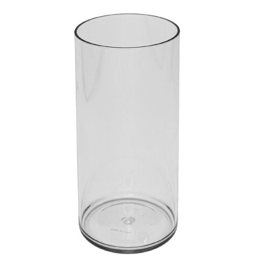 ポピー名古屋フラワーベースPETシリンダー直径10CMシリーズ高さ約20CM円柱割れない花器COOL-001クリア