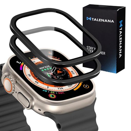 TALENANA FOR APPLE WATCH ULTRA 2 / ULTRAフィルム 49MM チタン合金フレーム+強化ガラスフィルム 一体型 アップルウォッチ ウルトラ 保護フィルム 全面保護 画面保護 耐傷性 指紋防止 2枚 ブラック TALENANA FOR APPLE WATCH ULTRA 2 / ULTRAフィルム 49MM チタン合金フレーム+強化ガラスフィルム 一体型 アップルウォッチ ウルトラ 保護フィルム 全面保護 画面保護 耐傷性 指紋防止 2枚 ブラック