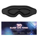 PURAIMAアイマスク睡眠用、アイマスク、3D深い輪郭のアイマスク睡眠、99%遮光のアイマスクおすすめ、男性と女性に適した眼罩、-アイマスクに調節可能なストラップが付いており、ゼロの…(4)