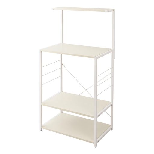 イケヒコ 家具 収納 シェルフ キッチン ラック STEELA ホワイト 約63×39.5×123CM ビンテージ風 コンパクト収納 軽量 頑丈 木製 モダン お洒落 一人暮らし 棚 スリム 新生活 #1380000032566 イケヒコ 家具 収納 シェルフ キッチン ラック STEELA ホワイト 約63×39.5×123CM ビンテージ風 コンパクト収納 軽量 頑丈 木製 モダン お洒落 一人暮らし 棚 スリム 新生活 #1380000032566