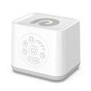 DREAMEGGホワイトノイズマシン21種癒し音OFFタイマー付無段階音量調節赤ちゃんオルゴール寝かしつけ騒音対策睡眠/勉強/読書/作業用BGM集中力アップ安眠グッズ自然音ホワイトノイズスピー…(4)