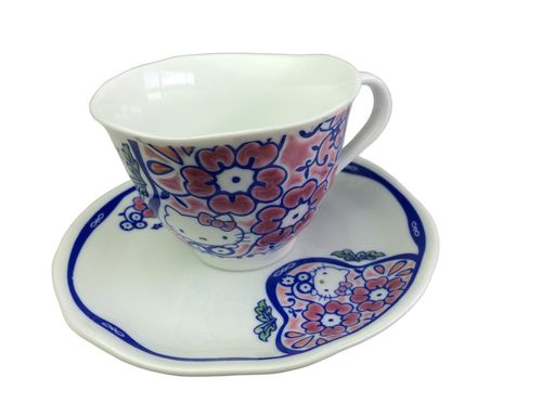 マルゼン岩田商店カップ&ソーサーハローキティ・ブルーHKC-blue