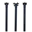 自転車用シートポスト300MM超軽量145プラスマイナス5G高剛性27.2MM軽量カーボンシートポスト非光沢ロードマウンテンバイクMTBシクロクロス快適な旅のお...
