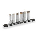 トネ(TONE)ナットキャッチディープソケットセット(6角・ホルダー付)HSCL306差込角9.5mm(3/8”)内容6点