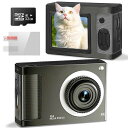 1080P 子どもカメラ トイカメラ コンパクト デジカメ キッズカメラ デジタルカメラ 初心者カメラ ポケットカメラ ビデオカメラ 小型軽量 ゲーム付き 48MP 8X+4Xズーム 知育玩具 本格的おもちゃ プレゼント
