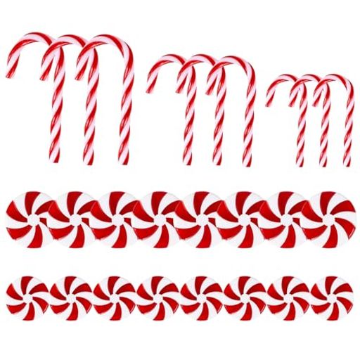 クリスマスキャンディ飾り25枚セットクリスマスオーナメントキャンディケーンcandycanes杖あめクリスマ..