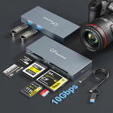 【CFEXPRESSTYPEB/CF/USB】USB3.2GEN2メモリーカードリーダー8IN2SD/TF(MICROSD)/MS/CF/XD/CFEXPRESSTYPEBカードリーダーOTG対応高速転送同時読み書きIPHONE