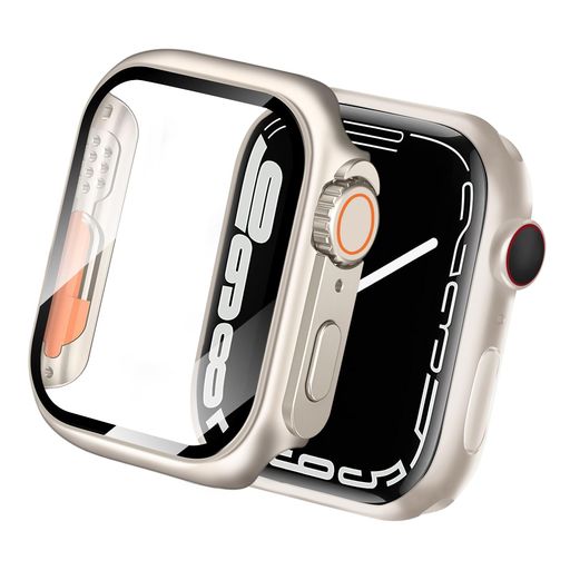 【2024改良モデル】CABOBE 対応 アップルウォッチ カバー 45MM APPLE WATCH ULTRA風ケース アップルウォッチ9/8/7 ケース APPLE WATCH 9/8/7 ケース 対応 APPLE WATCH カバー ガラスフィルム