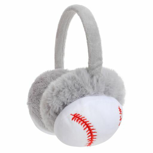 [LYING]耳あて子供キッズイヤーマフ防寒冬小学生可愛いボール柄耳カバーイヤーウォーマー子ども男の子女の子暖かい野球柄・ラクビー・テニス柄耳当てふわふわ裏起毛保温防風寒さ対策…