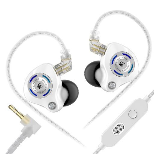 KZA COUSTICS KZ Gale 有線イヤホン マイク付き ゲーミング&HiFi両用 サウンド 超線形ドライバー 3.5mm端子対応 PC PS5 PS4 Nintendo Switch Steam Deckなど幅広く互換 長時間快適装着可能