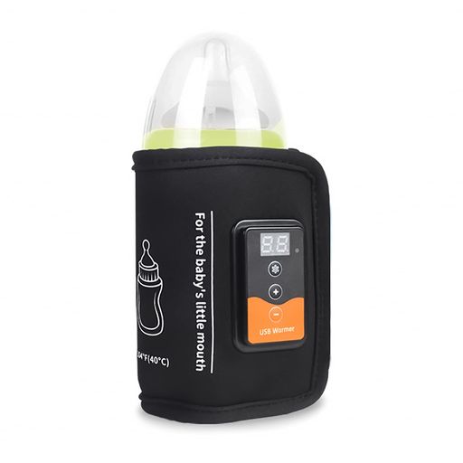 TOWOOZボトルウォーマーミルクウォーマーUSB充電哺乳瓶カバーミルク保温器操作簡単保温哺乳びんポーチ..