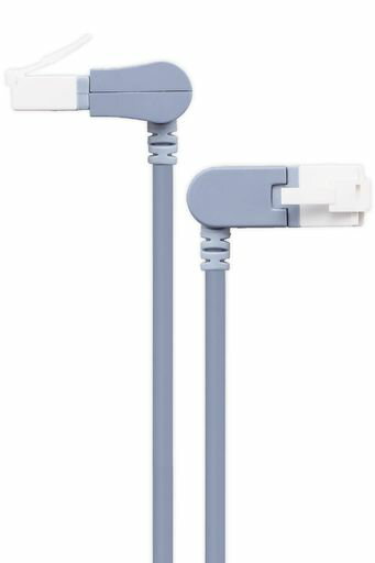 エレコム LANケーブル CAT6A スイング式コネクタ ツメが折れない 爪折れ防止コネクタ スリム ブルー LD-GPATSW/BU エレコム LANケーブル CAT6A スイング式コネクタ ツメが折れない 爪折れ防止コネクタ スリム ブルー LD-GPATSW/BU