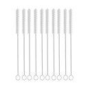 Stoooduoストローブラシホースブラシ哺乳瓶ブラシピジョン飲用ストロー&ホース専用極細タイプ隙間ブラシ220mm10本セット