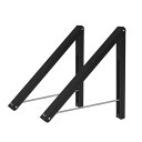 Anjuer折り畳みハンガーラックウォールハンガー壁取り付け式コートラック服掛けラックタオル掛け壁掛けラック寝室/浴室/オフィス/玄関/ベランダ物干し軽量アルミ...