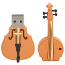 素敵なヴァイオリンモデリングUSBスティック、音楽データストレージ用のキュートで美しいフラッシュドライブ、プラグアンドプレイ、7810VISTAXPUNIX20...