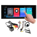 1DINカーステレオANDROID 1G+16Gマルチメディアプレーヤー6.9インチタッチスクリーンBLUETOOTHハンズフリー通話ラジオステレオビデオGPS WIFI FMデュアルUSBラジオカメラ付き(2)