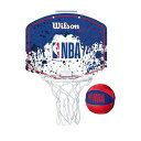 WILSON(ウイルソン) バスケットボール用ゴール NBA TEAM MINI HOOP NBA RWB (NBA チーム ミニ フープ NBAロゴ) ユニセ...