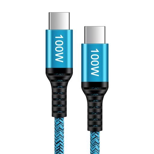 USBTYPECケーブル100WPD対応急速充電E-MARKERチップ搭載USB-CTOUSB-C高耐久ナイロ...