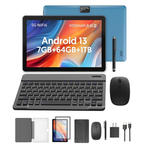 PUTECCH֥å10WI-FIǥ롢ANDROID13֥å107GB+64GB+1TBĥ6000MAHХå...