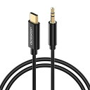 ACEYOON オーディオケーブル 3.5MM TYPE C TO AUX ケーブル 1M 三極のみ対応 ステレオミニプラグ 変換 100CM イヤホンジャック AUX コード タイプC 1メートル オスジャック AUX端子 車載用 音声ケーブル スマホ(2)