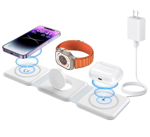 磻쥹Ŵ3IN1ޤ߼®ťޥͥåȼƱFORIPHONE/IWARTCH/AIRPODS̵ŴбFOR...