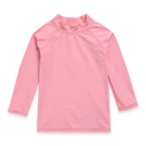 [VAENAITBABY]2-7歳ボーイズガールズキッズUPF50+長袖ラッシュガードシャツTシャツ水着L.DIVINGPINKS