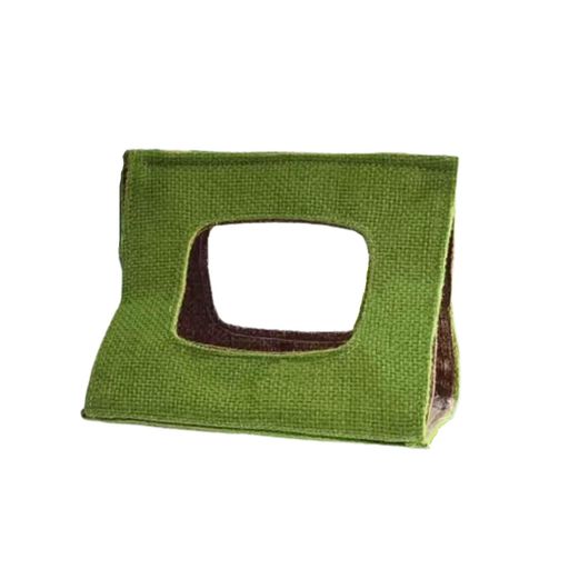 鳥たちの寝床綿麻夏バードテント三角ハウス小鳥の三角ベッド通気性耐摩耗性ハンモック鳥の巣小動物ペット用品鳥用品(グリーン)