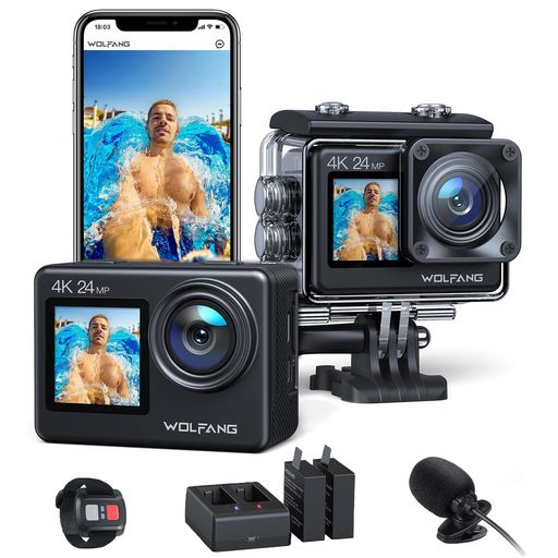 WOLFANGGA200󥫥4K24MPɿ40Mǥ奢륹꡼󥫥EIS꿶WIFIĴǽʹVLOG(...