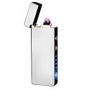 SKRFIREアークライタープラズマライター、LEDバッテリーインジケーターとギフトボックス、屋外キャンプハイキング用の充電式防風薄型無炎電気ライター御洒落電子ライター充電式アーク…