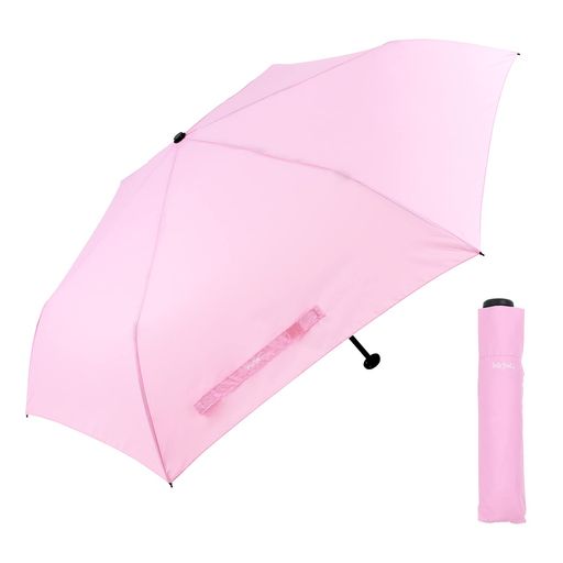 Waterfront折りたたみ傘雨傘NEW極軽カーボンライトピンク50cm軽量超撥水ユニセックスU350-0283LP1-BF
