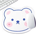 マウスパッドゲーミングおしゃれ可愛いクマ模様小型滑り止め水洗い耐久性良い26cmx21.8cmx0.3cm