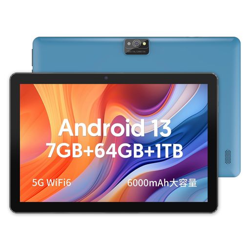 PUTTECH֥å10WI-FIǥ롢ANDROID13֥å107GB+64GB+1TBĥ6000MAHХå...