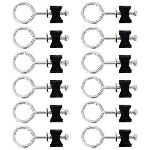 12セットランポリンネジトランポリン付属品交換用ネジスチール固定ネジプロフェッショナルトランポリンパーツ固定ネジ金属コンポーネント小型トランポリンジャンプベッド...