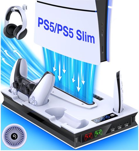 ps5slimスタンド縦置き冷却ファン付き放熱PS5/PS5Silmコントローラー充電スタンド2台同時充電充電ドングル4つ新型ps53段階風速調整可能二つ機種対応PS5Silm/PS5用アクセサリー ps5slimスタンド縦置き冷却ファン付き放熱PS5/PS5Silmコントローラー充電スタンド2台同時充電充電ドングル4つ新型ps53段階風速調整可能二つ機種対応PS5Silm/PS5用アクセサリー