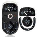 IMMOENUC マウスソール G PRO X SUPERLIGHT 2 ワイヤレスマウス用ガラスマット マウス高耐久 低摩擦 (ブラックカラー)(2)
