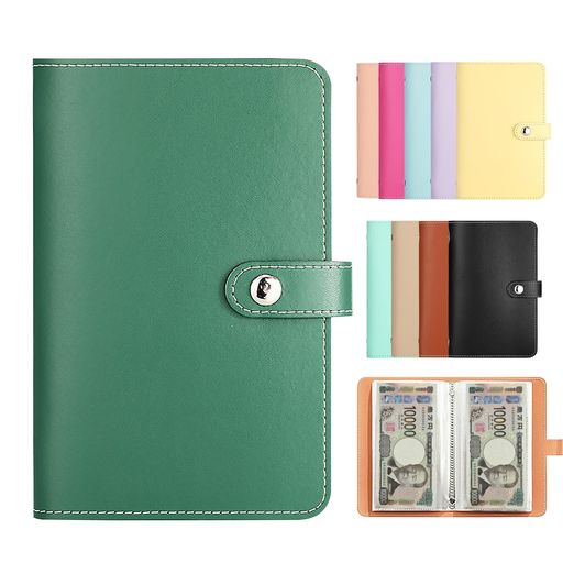 【SFTRADE】お札貯金箱お金仕分け封筒貯金ファイルバインダーお札おしゃれ貯金計画災害グッズコンパク..