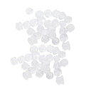 ピアスキャッチシリコン落ちない60個入りダブルロック太いピアスキャッチャーアクセサリーパーツ収納ケース付き
