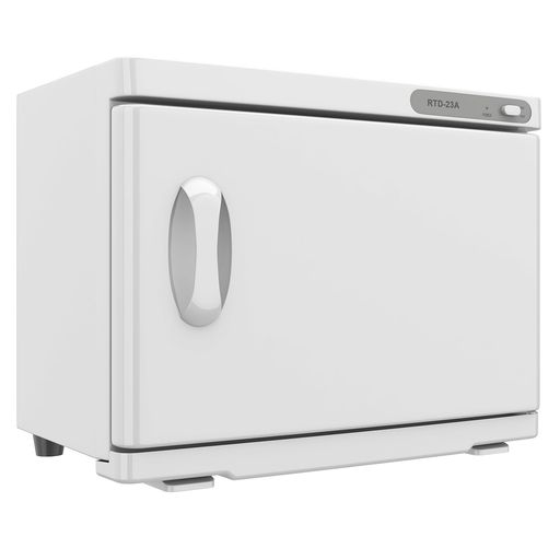 タオルウォーマー タオルスチーマー 23L タオル蒸し器 おしぼり蒸し器 ホットボックス 前開き タオル おしぼり 蒸しタオル 業務用 大型 (ホワイト)