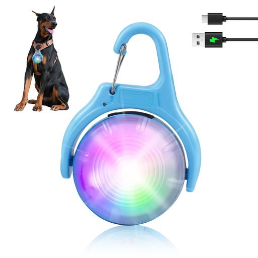 楽天NextGenShop[XINIDEA]4モード犬用ライト【2025最新型安全ライト】首輪充電式LEDライトIP68防水仕様、バックパック/ハイキング/ナイトクライミング/キャンプ対応、夜間使用に最適、クリップ式で猫や犬の…