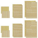 アルファベットシール3mm12枚金属防水ネイルシールDIYキラキラ数字英字自粘着ネイルステッカー手作り手帳貼り紙電話装飾スケジュールシール