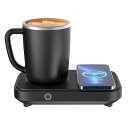 「4°C保冷・55°C保温」HANSHUMYドリンクホルダースマホに充電させる350ml温冷ドリンククーラー缶クーラーカップホルダーカップクーラー卓上デスクで使...