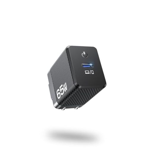 65W PD 充電器 TYPE-C 【世界で一番小さく・超軽量】 急速充電器 超低温 GANIII タイプC 充電器 USB C 独自技術 SUCHIDOL 携帯充電器 LED付き スマホ充電器 1つで十分 折りたたみ式 ACアダプター PSE認証済