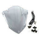 EvomosaオートバイフロントガラスウィンドスクリーンスポーツバイザーMT-03MT03MT-25MT2520132020202120-21用(スモーク)