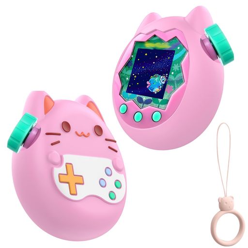 Tamagotchi Paradise(たまごっちパラダイス)用 ケース シリコンカバー SpinoArmor 柔軟素材 衝撃吸収 擦り傷防止 耐衝撃 全面保護 落下防止 軽量 携帯便利 シンプルデザイン 手触り良好 汚れにくい