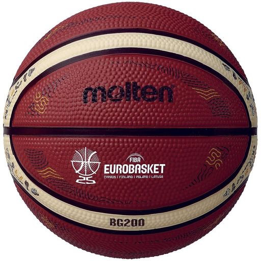 モルテン(molten)バスケットボールバスケEurobasket2025モデルミニゴムミニボールB1G200-E5Z