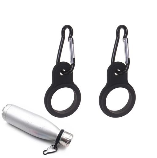 ペットボトルホルダーカラビナ付き2個入りドリンクホルダー持ち歩き用水筒ストラップ登山用ペットボト..