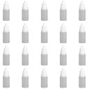 ドロップボトル10ml20個セットプラスチック点眼容器詰め替えボトル小分けスポイト目薬液体グルー水絵具半透明安全キャップ付き漏れ防止携帯便利実験道具