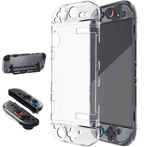 SWITCH2対応ケースカバー保護スイッチ2(2025)適用PC素材薄型軽量衝撃吸収黄変防止分体式バンパーカバー傷防止ドック対応着脱簡単黄ばみなし超薄超耐衝撃指紋防止傷防止全面保護防塵持ち…