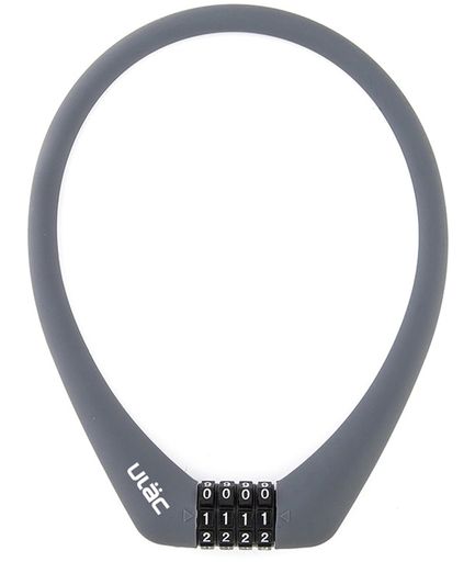 Cable Lock （Key） - ユーラック(Ulac)自転車鍵PRAGUEシリコンカバー自転車用ロック12mmx55cmUL-SC1